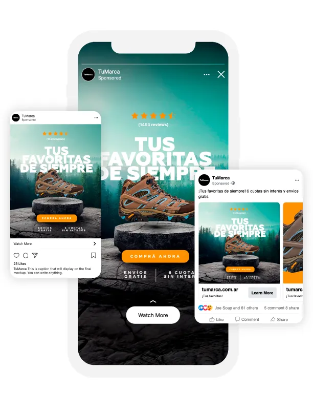Diseños de anuncios publicitarios - Clica Paid Media
